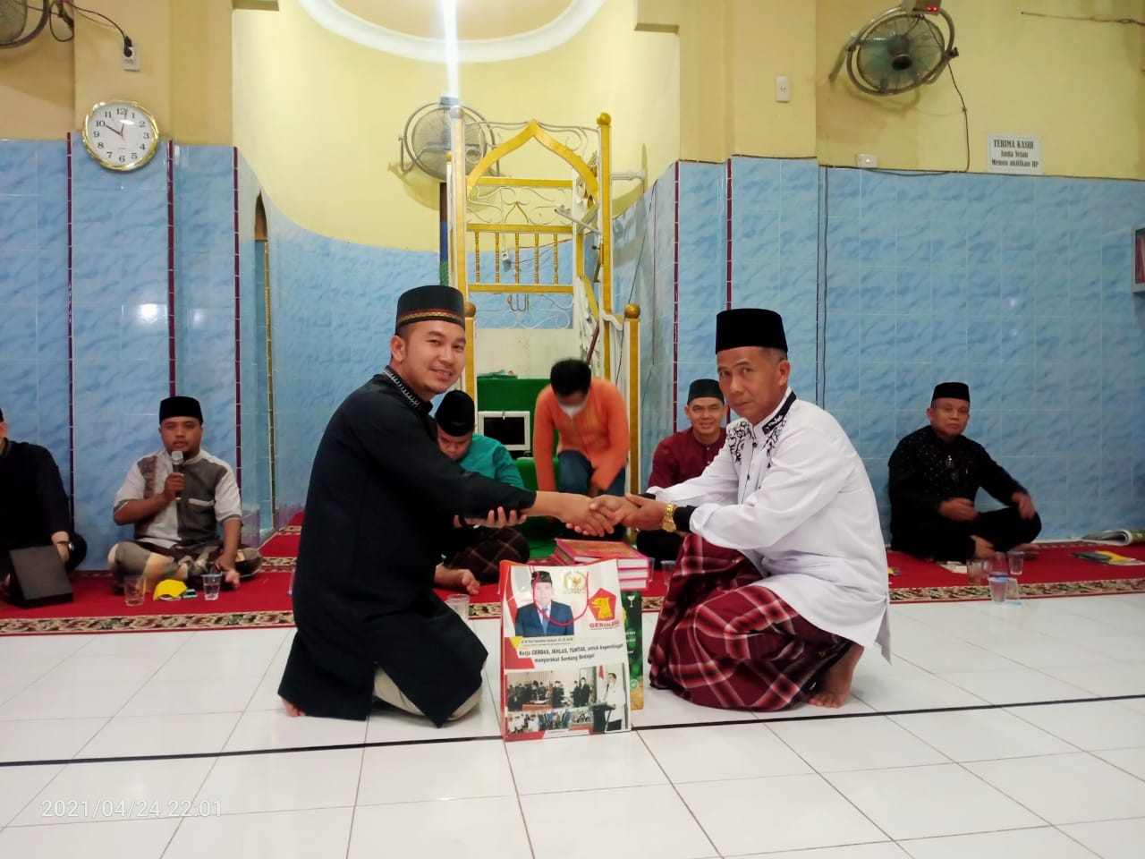 Safari Ramadhan, dr Riski Ramadhan Hasibuan Kunjungi Masjid Nurul Amal Desa Bogak Besar Sergai