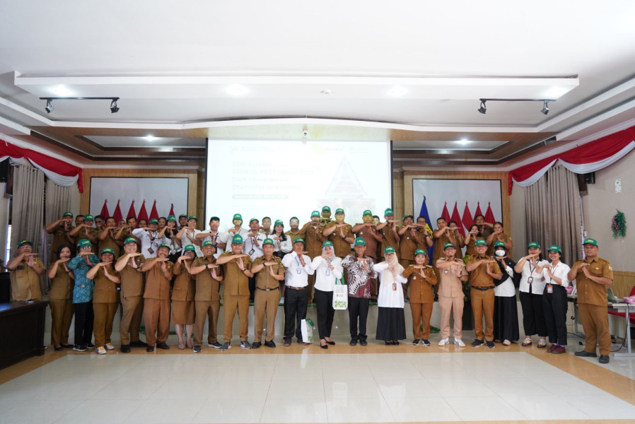 SOSIALISASI SENSUS PERTANIAN 2023 DAN PEMBINAAN STATISTIK SEKTORAL KABUPATEN PAKPAK BHARAT
