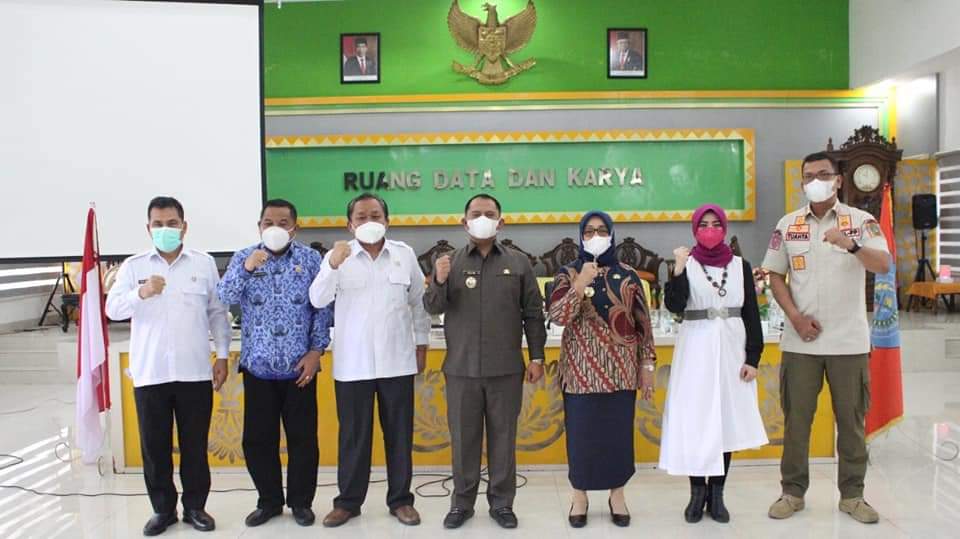 Penyebaran Covid 19 di Kabupaten Labuhanbatu, naik  dari Level 2 ke Level 3