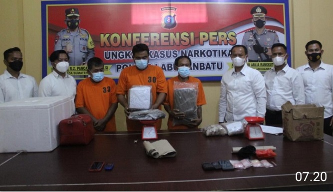Satnarkoba Polres Labuhanbatu Berhasil Mengungkap Jaringan Narkotika Golongan 1 Tanaman Ganja 