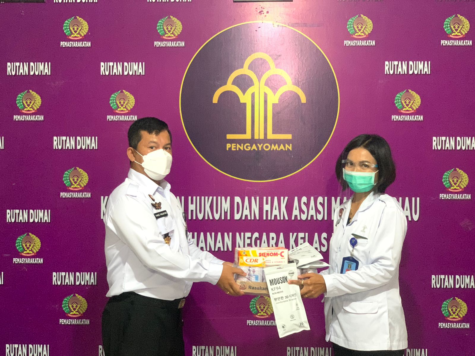 Rutan Kelas IIB Dumai Periksa Rapid Antigen Seluruh Petugas Ruangan Aula Rutan