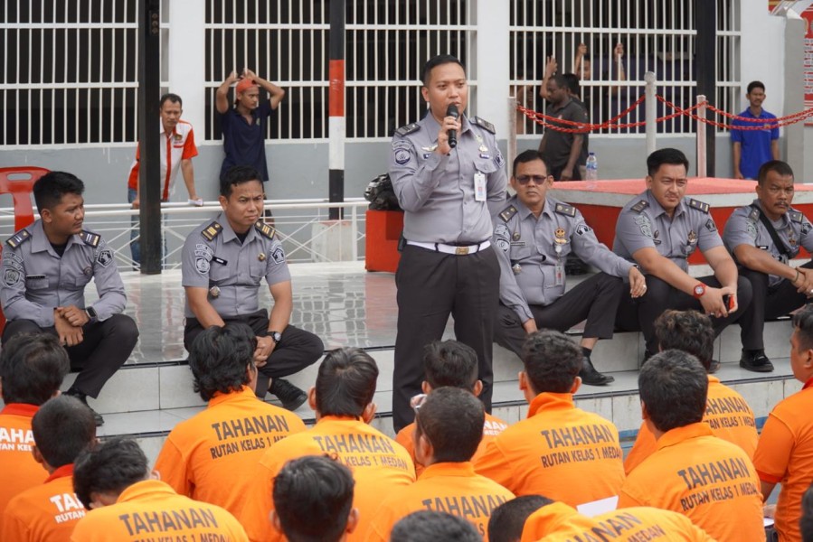 Ka.Kpr Rutan Kelas I Medan Tampung Aspirasi dan Keluhan Warga Binaan