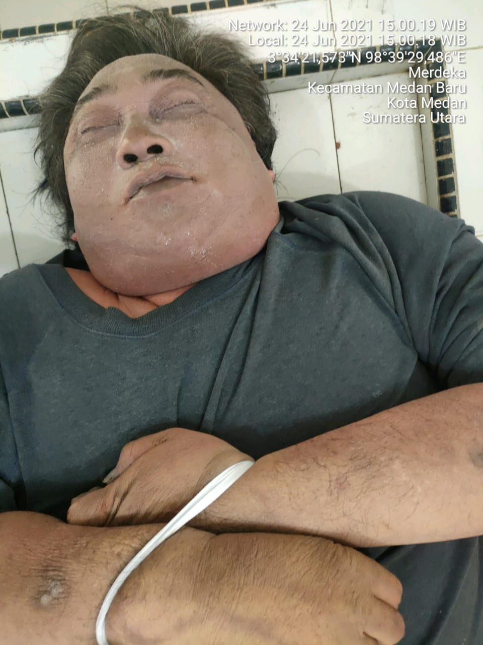 Sosok MR X  di Jalan Surabaya Medan