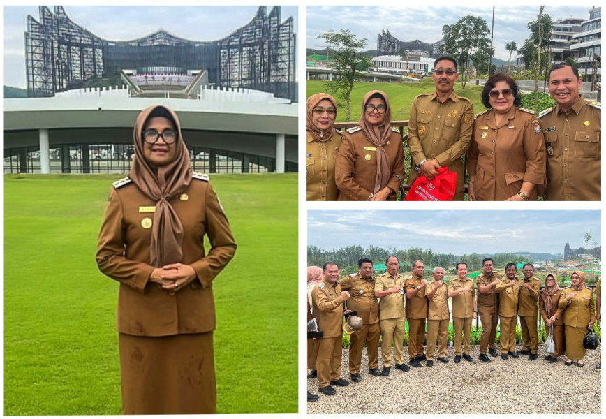 Wali Kota dr Susanti dan Jokowi bersama 517 Gubernur, Bupati dan Wali Kota se Indonesia di IKN
