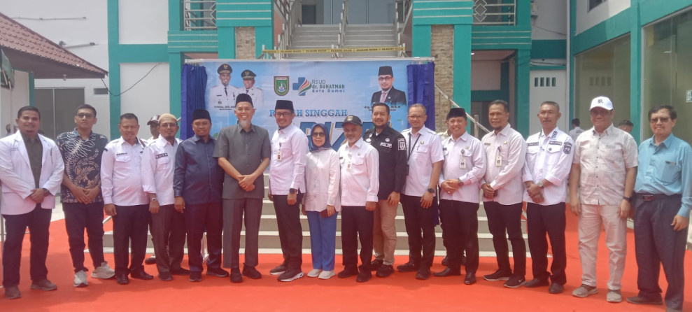 Walikota Dumai Resmikan Rumah Singgah dr. Arizal  Dilingkungan RSUD Dumai