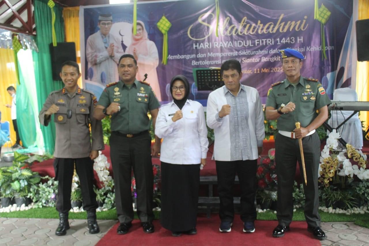Dandim 0207/Simalungun Hadiri Silaturahmi Hari Raya Idul Fitri 1443 H Tahun 2022 