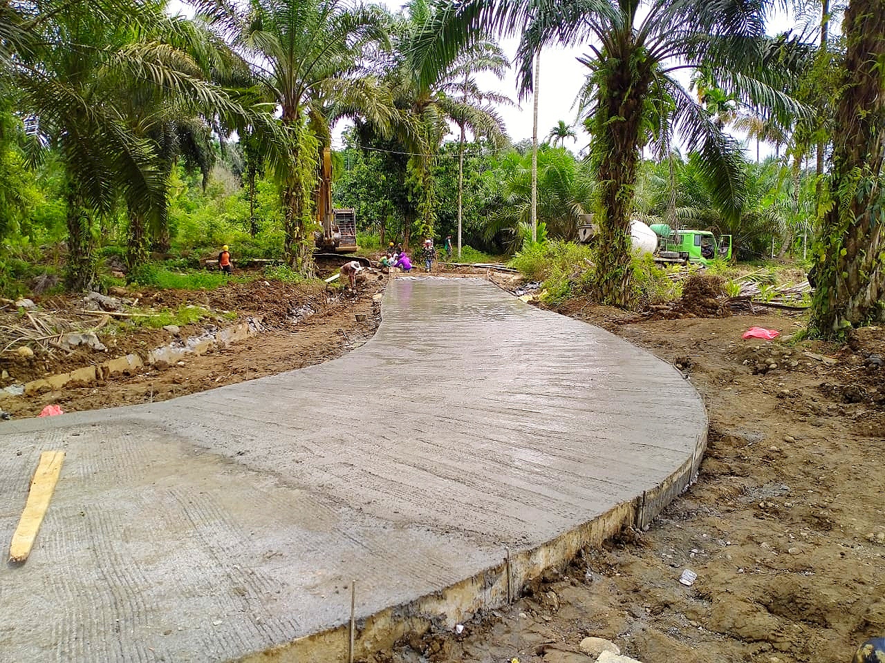 Segera Rampung, Ini Wujud Jalan Cor Rigid Beton TMMD Kodim 0204/DS