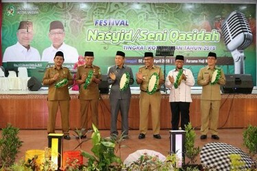 Ir. H. Akhyar Nasution, MSi Buka Festival Nasyid  Qasidah Tingkat Kota Medan
