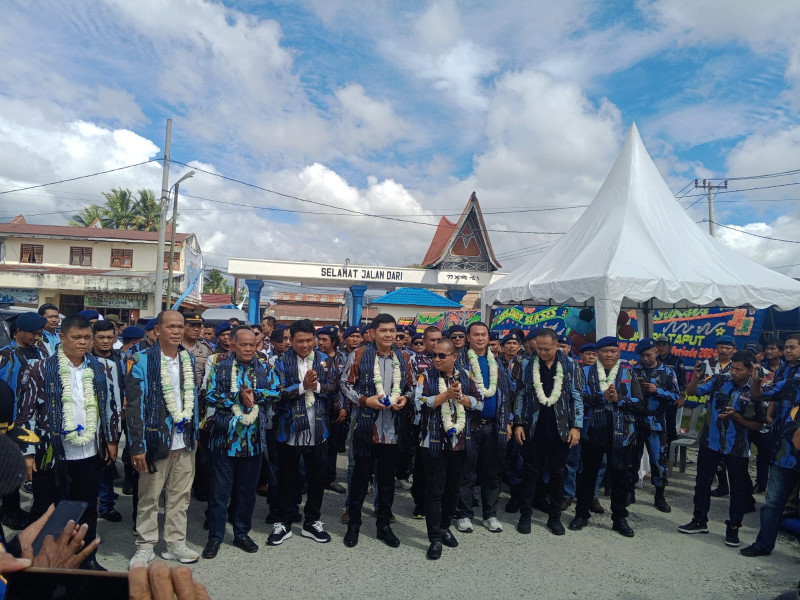 Satgas DPD IPK Sumut Hadiri Pelantikan DPD IPK Tapanuli Utara