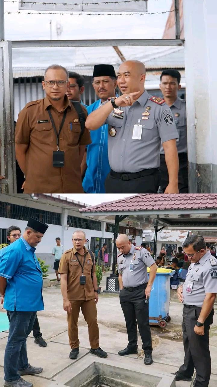 Evaluasi Distribusi Air Bersih, Kadis PETARU dan Kabag Umum PDAM Kunjungi Rutan Dumai