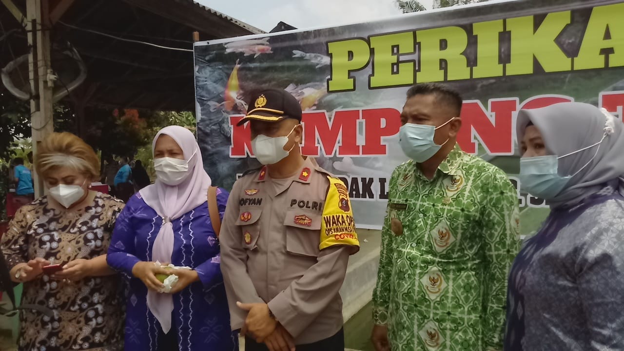 Wakapolres Sergai Resmikan Kampung Tangguh Desa Cempedak Lobang