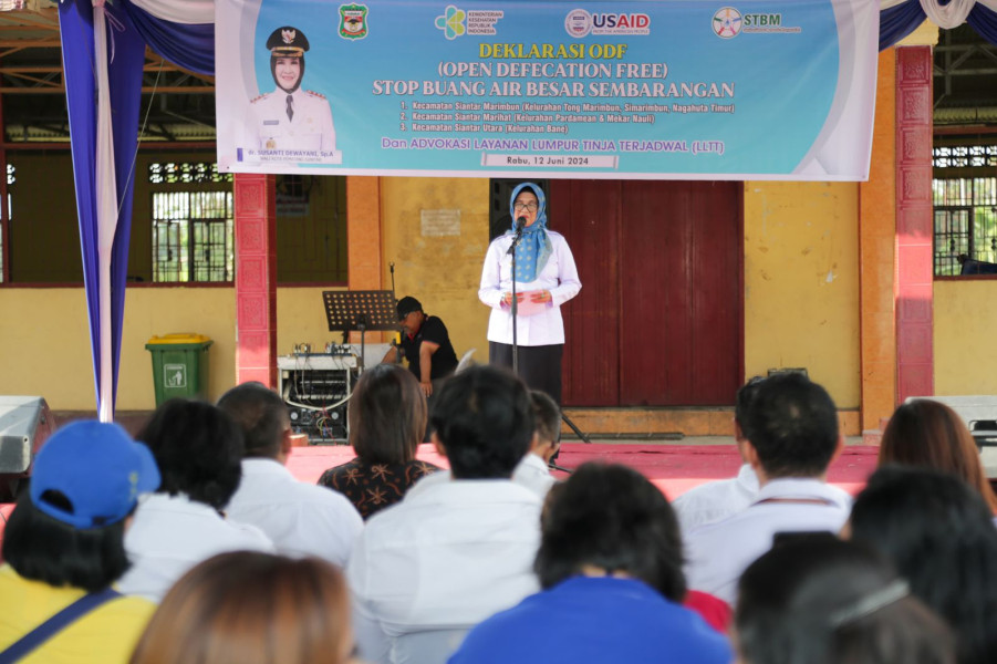 Deklarasi Kelurahan Stop BABS dan Advokasi LLTT, Wali Kota : Target 0% BABS 2024