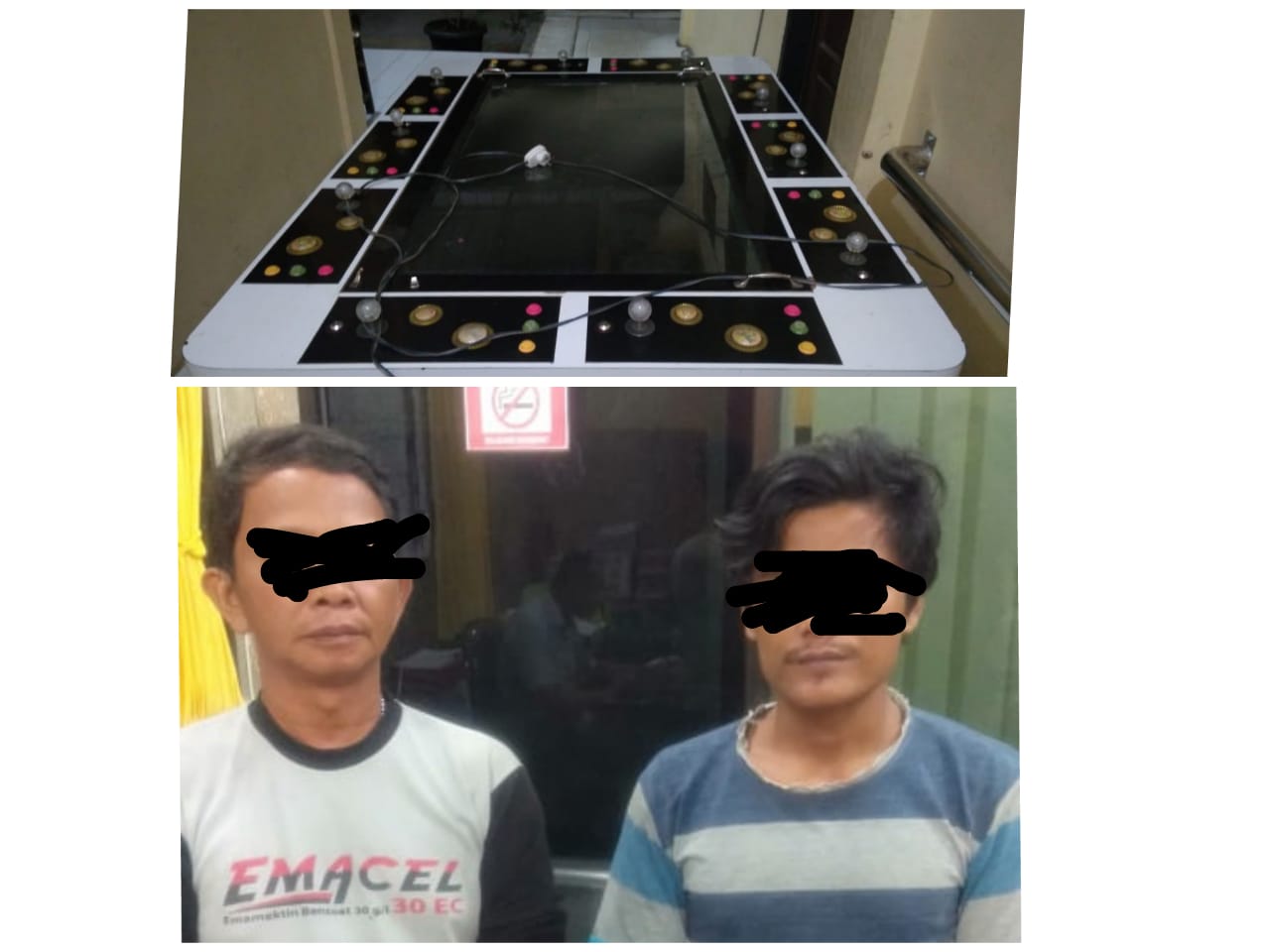 Team Scorpions Polres Sergai. Grebek Warung Judi Tembak Ikan, 2 Pelaku Diamankan 