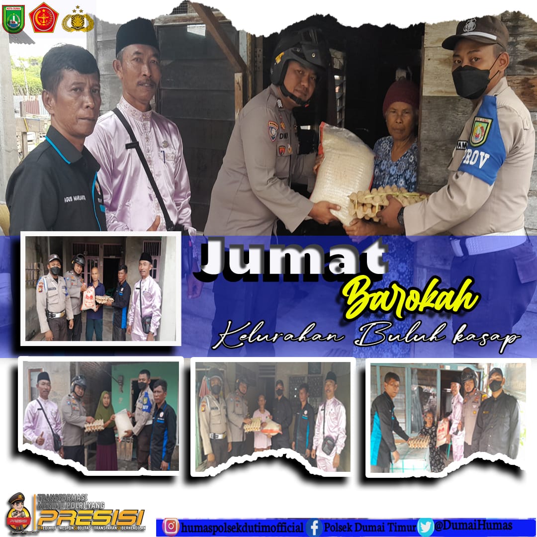 Jumat Berkah Putaran ke-10, Bripka Rahmad Dany: Orang yang Suka Berbagi Belum Tentu Kaya