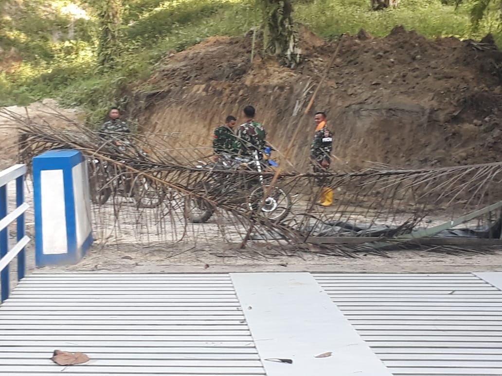 Dansatgas TMMD Kodim 0204/DS Pastikan Ketahanan Konstruksi Jembatan yang Telah Rampung 