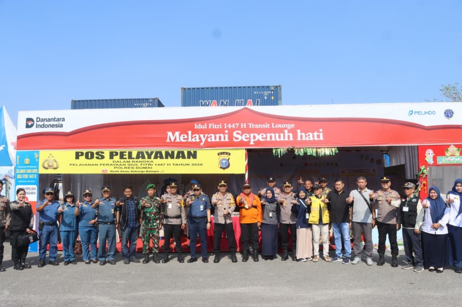 Kapolres Dumai Monitoring Pos Ops Ketupat Lancang Kuning 2026, Tekankan Pelayanan Maksimal