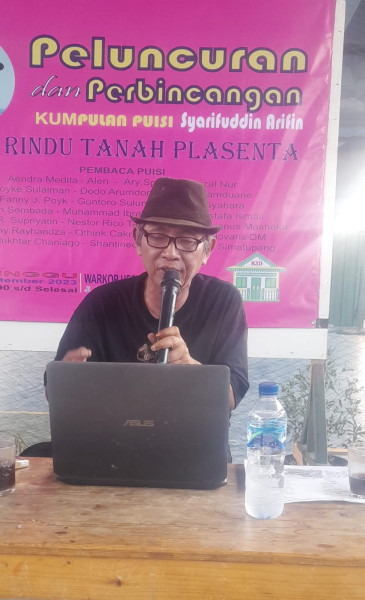 Peluncuran Buku Antologi Puisi Iga, Rindu Tanah Plasenta Syarifuddin Arifin