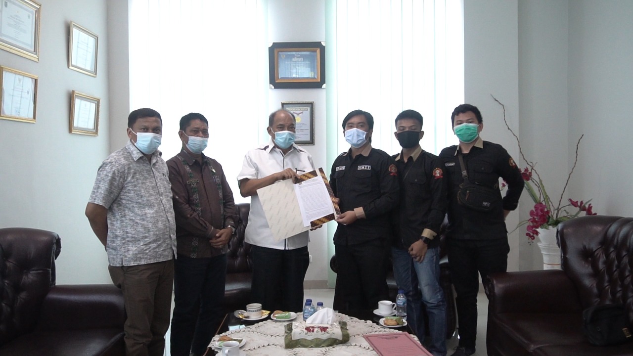Walikota Tebing -.tinggi Terima Audensi Organisasi Mahasiswa Cendikiawan Dukung Pembangunan UINSU 