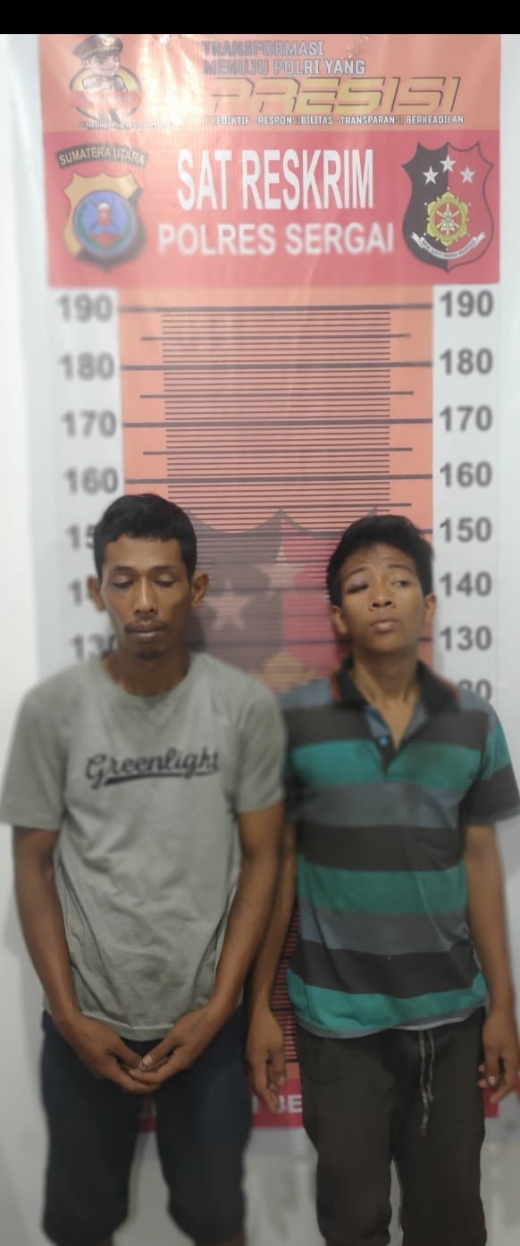 Pelaku Curat Besi Jalan Tol Mendekam di Sel Mapolres Serdang Bedagai