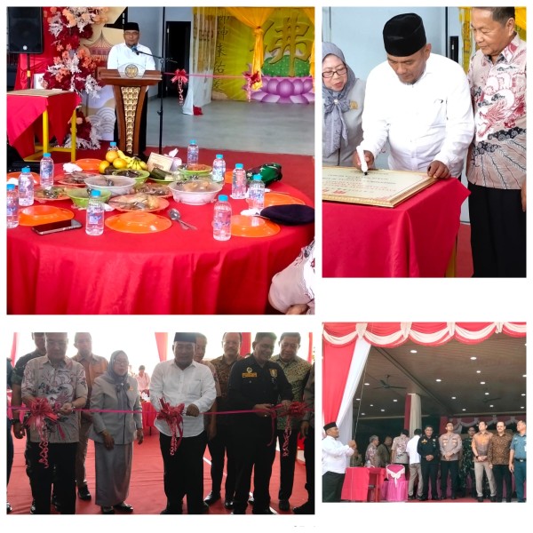 Wawako Dumai Sugiyarto  Meresmikan langsung Rumah Duka Tionghoa Dumai