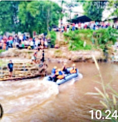 Mengelak dari Razia Polisi, Aldi Nekat Melompat Ke Sungai Deli