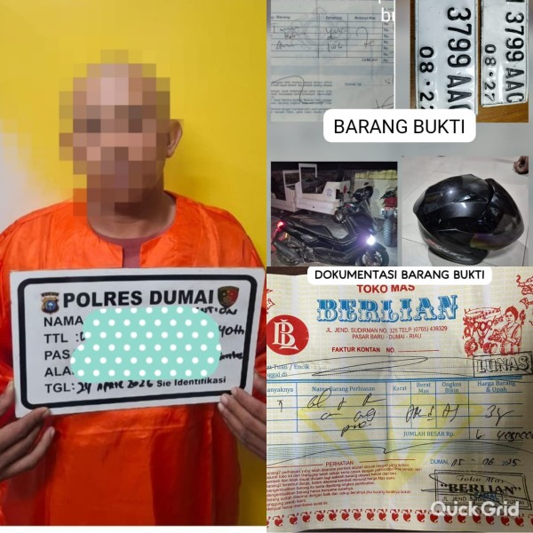 Sat Reskrim Polres Dumai Berhasil Bekuk Penjahat Jalanan Yang Meresahkan Warga