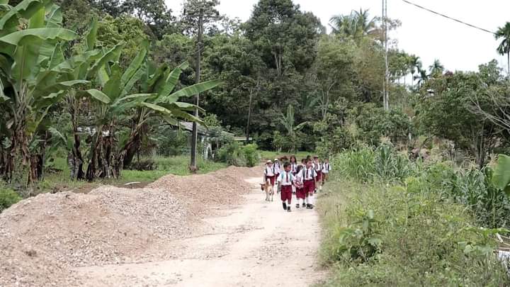 Mantap, Jalan Pardomuan - Aek Nauli Siempat Nempu Hilir Akhirnya Diperbaiki