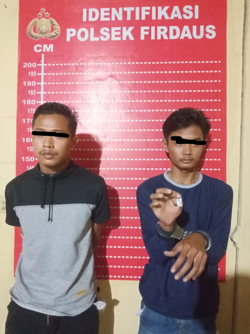 Tim Buser Polsek Firdaus Polres Serdang Bedagai Grebek Dua Pelaku Narkoba