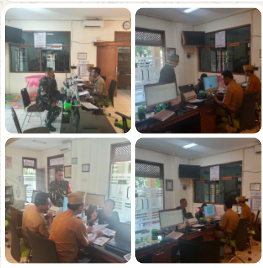 Serda Djoko, Datangi & Dekati Inilah Cara Babinsa Akrab, Dekat dan Solid Dengan Perangkat Kelurahan