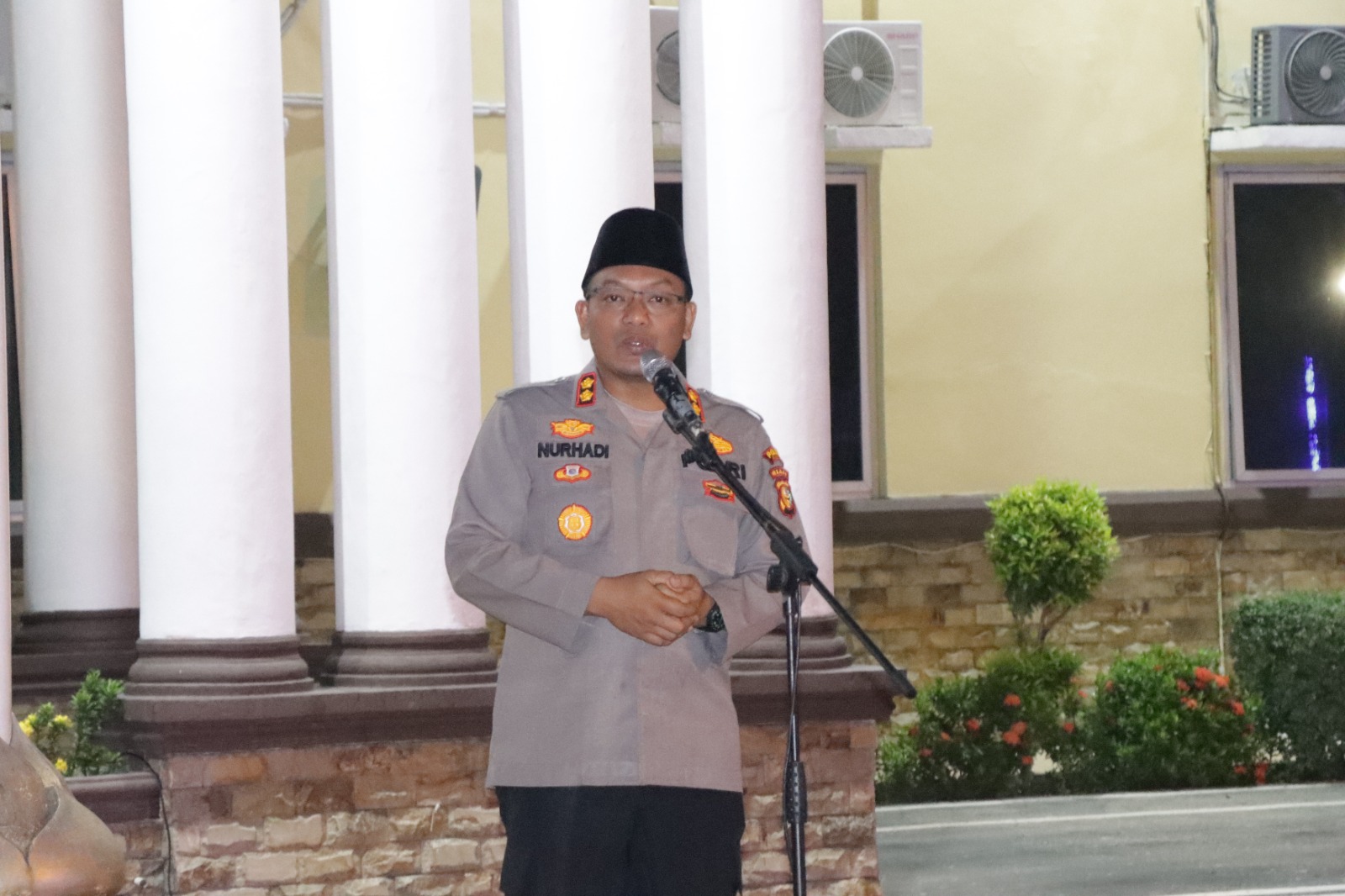 Kapolres Dumai Pimpin Langsung Patroli Subuh Operasi Tertib Ramadhan
