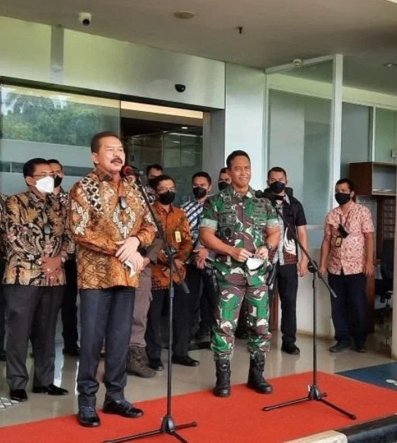 Jaksa Agung RI Terima Kunjungan Panglima TNI