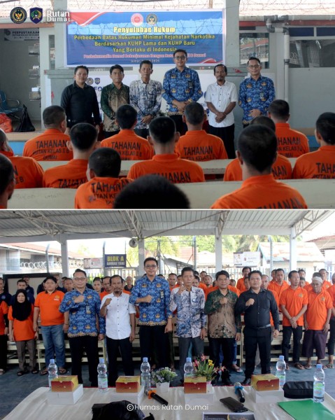 Rutan Dumai dan Posbakumadin Berikan Penyuluhan Hukum Kepada Warga Binaan.
