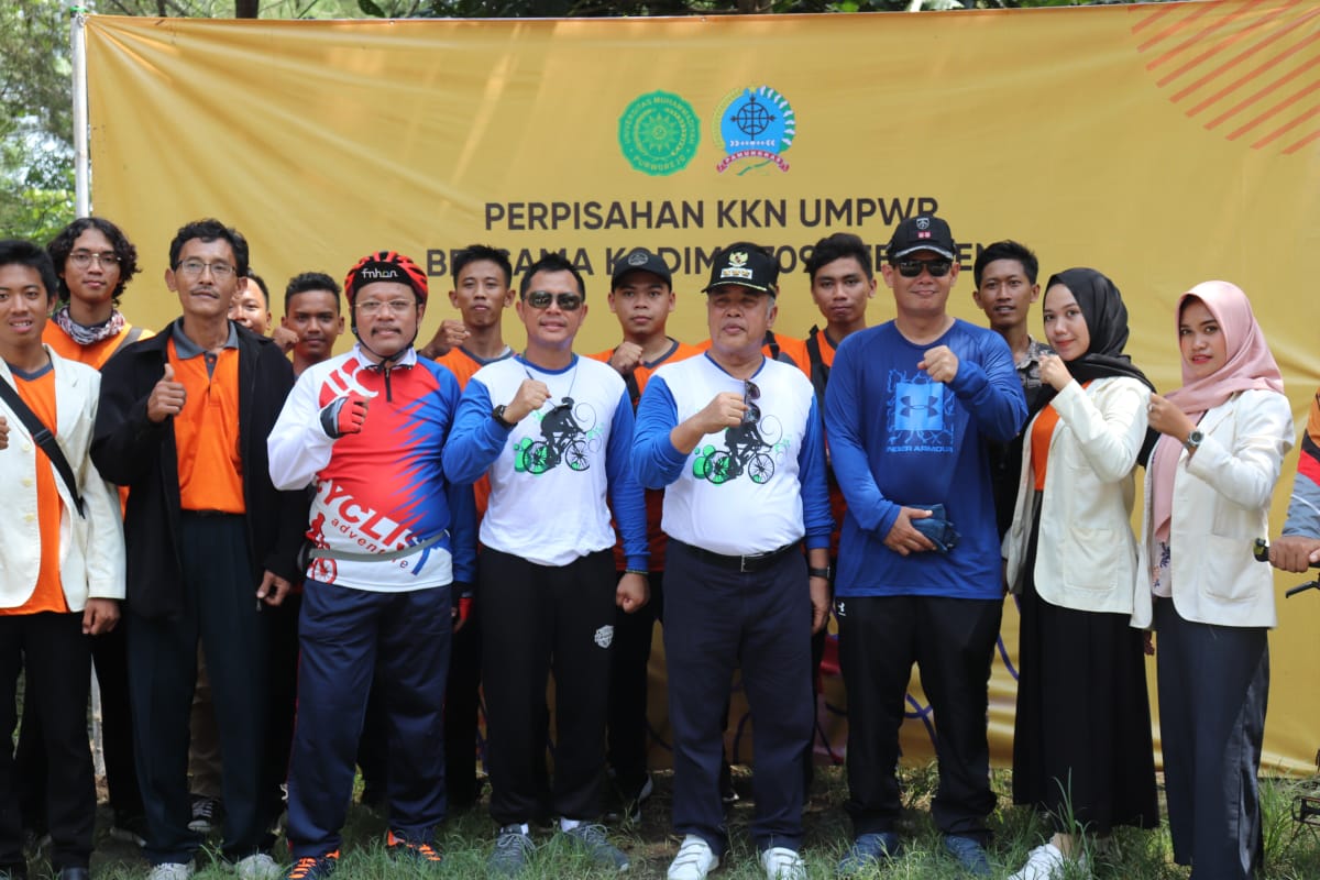 Dandim 0709/Kebumen Letkol Kav MS. Prawira Negara  Gelar Gowes Bareng Masyarakat Buluspesantren