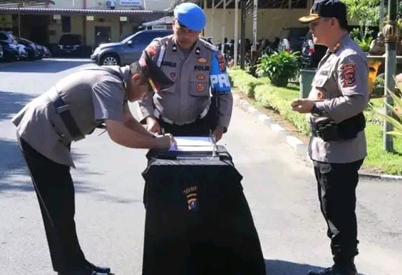 Kapolres Binjai Pimpin Sertijab Waka Polres, Kasat Lantas Dan Kapolsek Binjai Timur