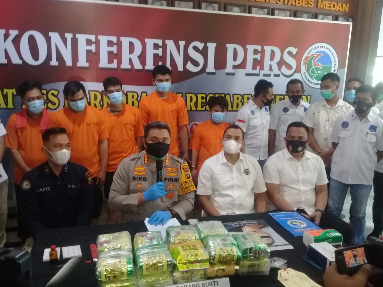 Polrestabes Medan Gagalkan Peredaran 18 Kg Sabu di Mes Pemko Tanjungbalai