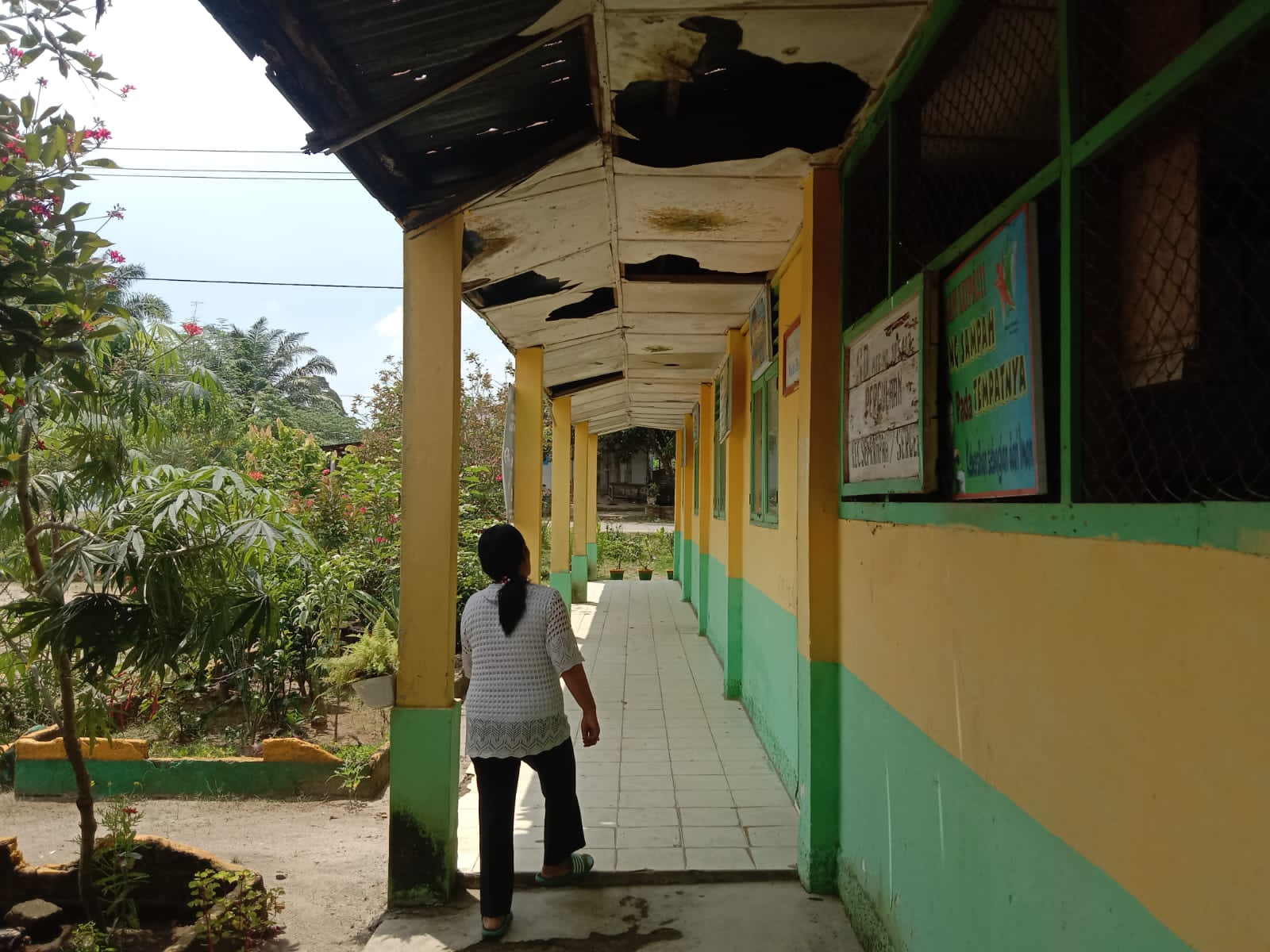 Gedung Sekolah Dasar Di Sergai Rusak Parah