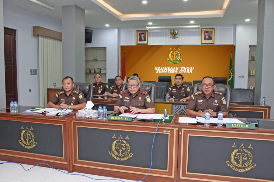 Awal November, Kejati Sumut Kembali Hentikan Penuntutan 5 Perkara Berdasarkan Perja No.15 Tahun 2020