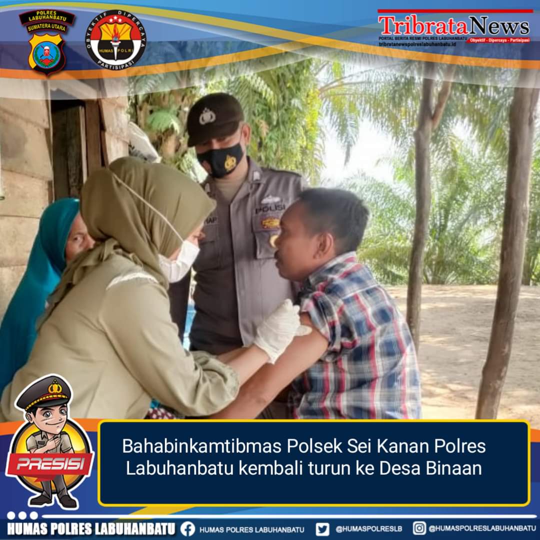 Bahabinkamtibmas Polsek Sei Kanan Polres Labuhanbatu kembali turun ke Desa Binaan