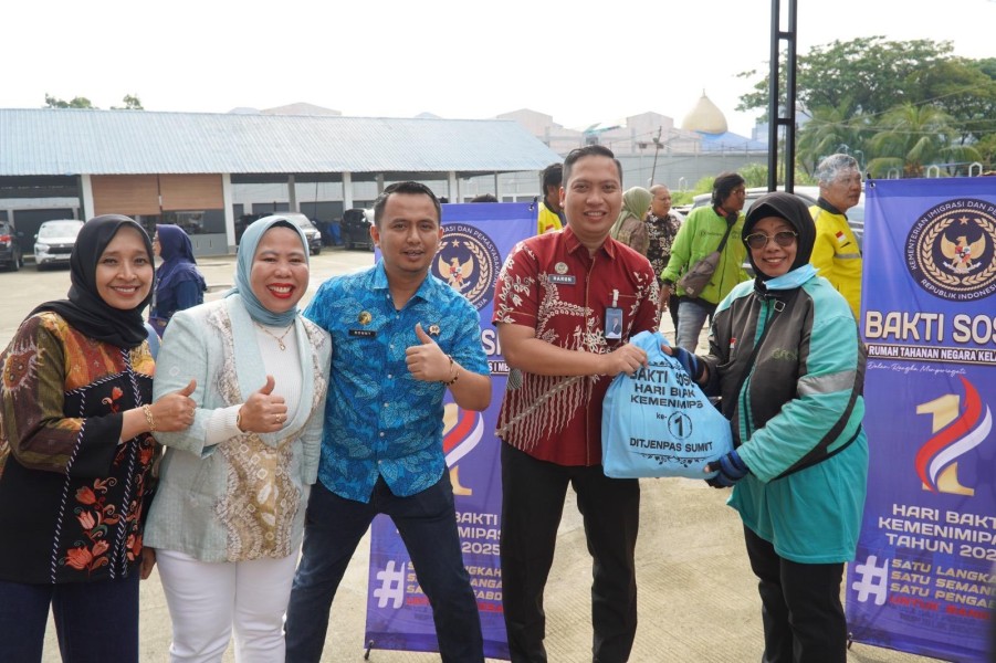 Rutan Kelas I Medan Tebar Manfaat Di IMIPAS PEDULI 2025: Kesehatan, Donor Darah, hingga Bansos