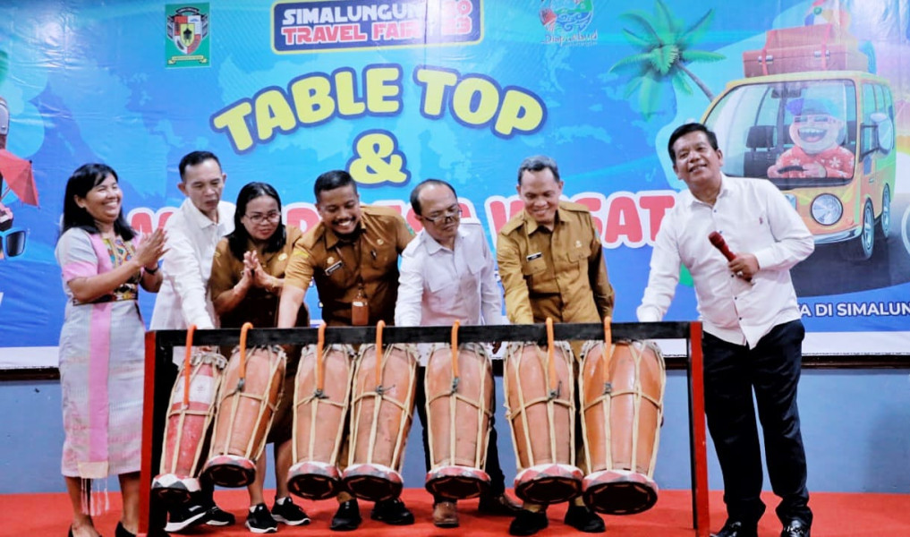 Bupati Launching Simalungun Travel Fair, Table Top dan Fam Trip Desa Wisata