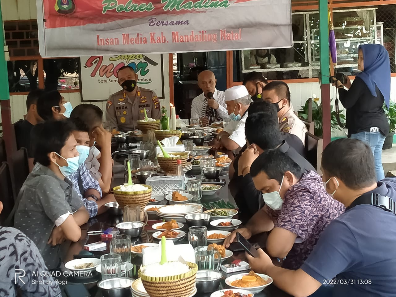 Kapolres Madina Bagi- bagi Berkah, Peserta Vaksin Ramadhan yang Beruntung dapat Hadiah Utama Umroh