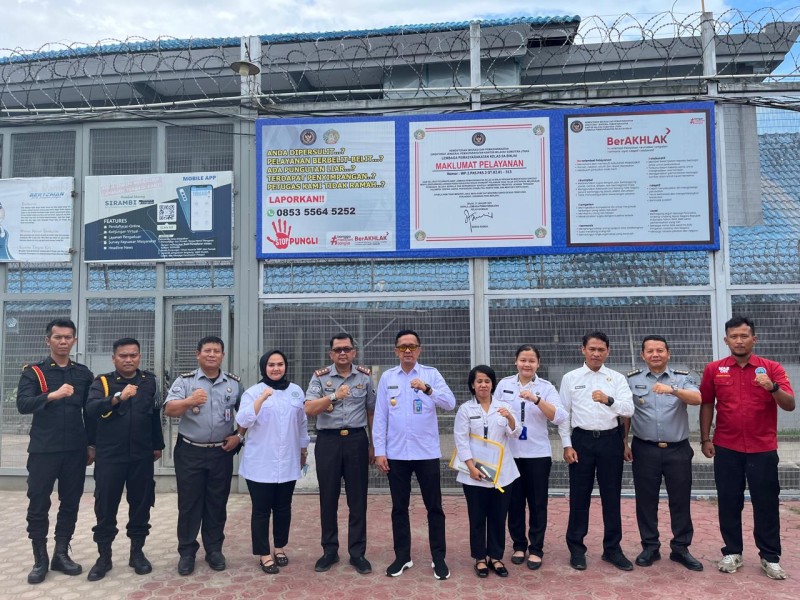 Penandatanganan Perjanjian Kerjasama Antara BNNK Binjai dengan Lapas Kelas II A Binjai