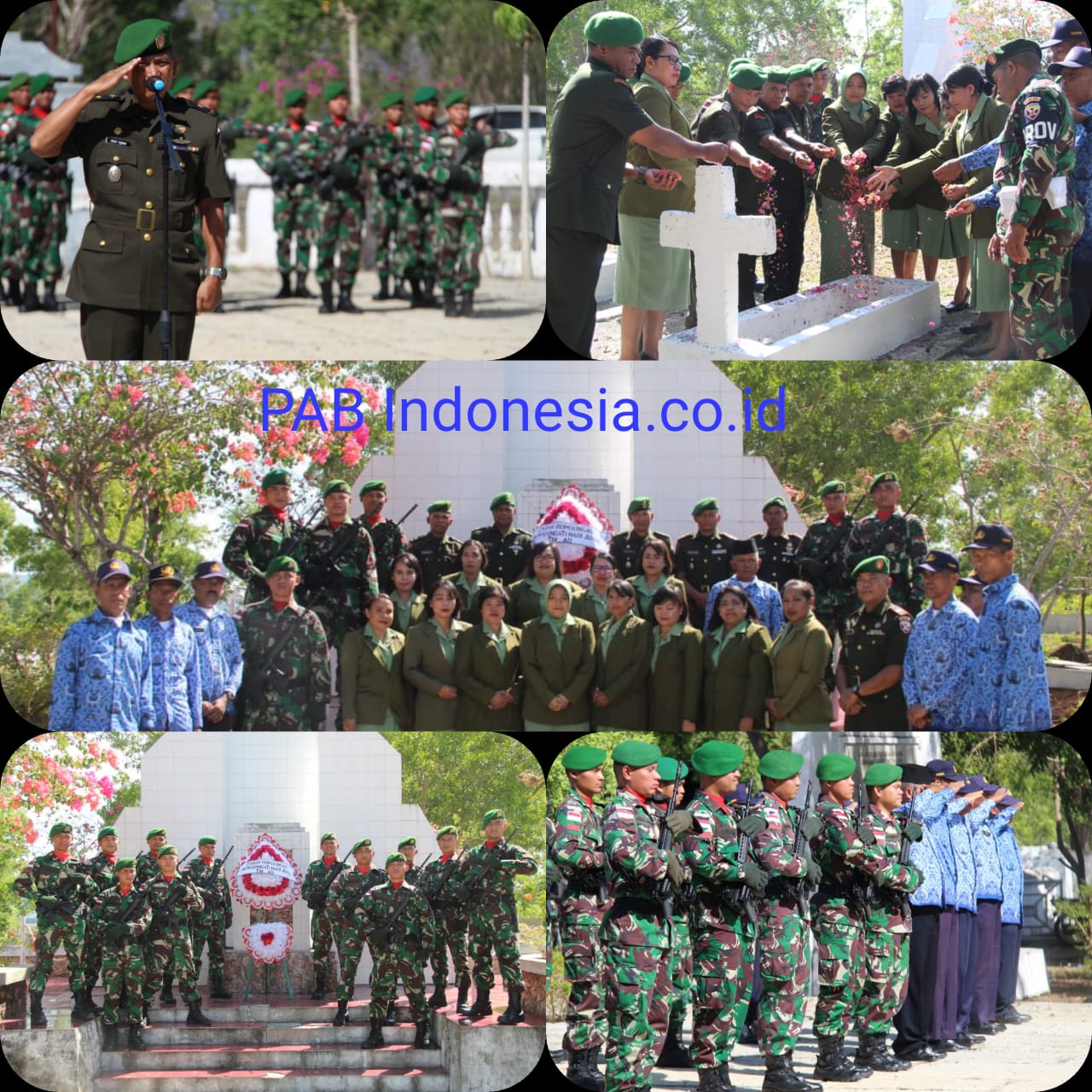 Kodim 1618/TTU, dan Satgas Pamtas RI-RDTL Yonif 132/BS, Memperingati Hari juang Kartika 