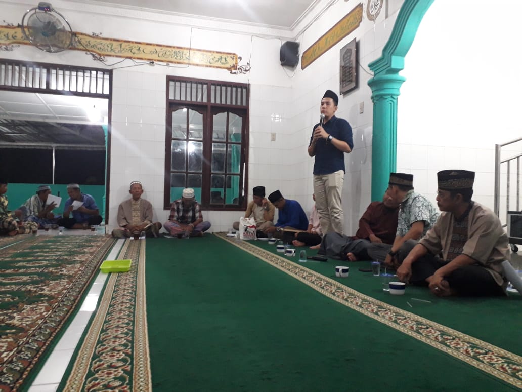 Tim Safari Ramadhan Dr M Riski Hasibuan Kunjungi Mesjid Syuhada Sei Bamban