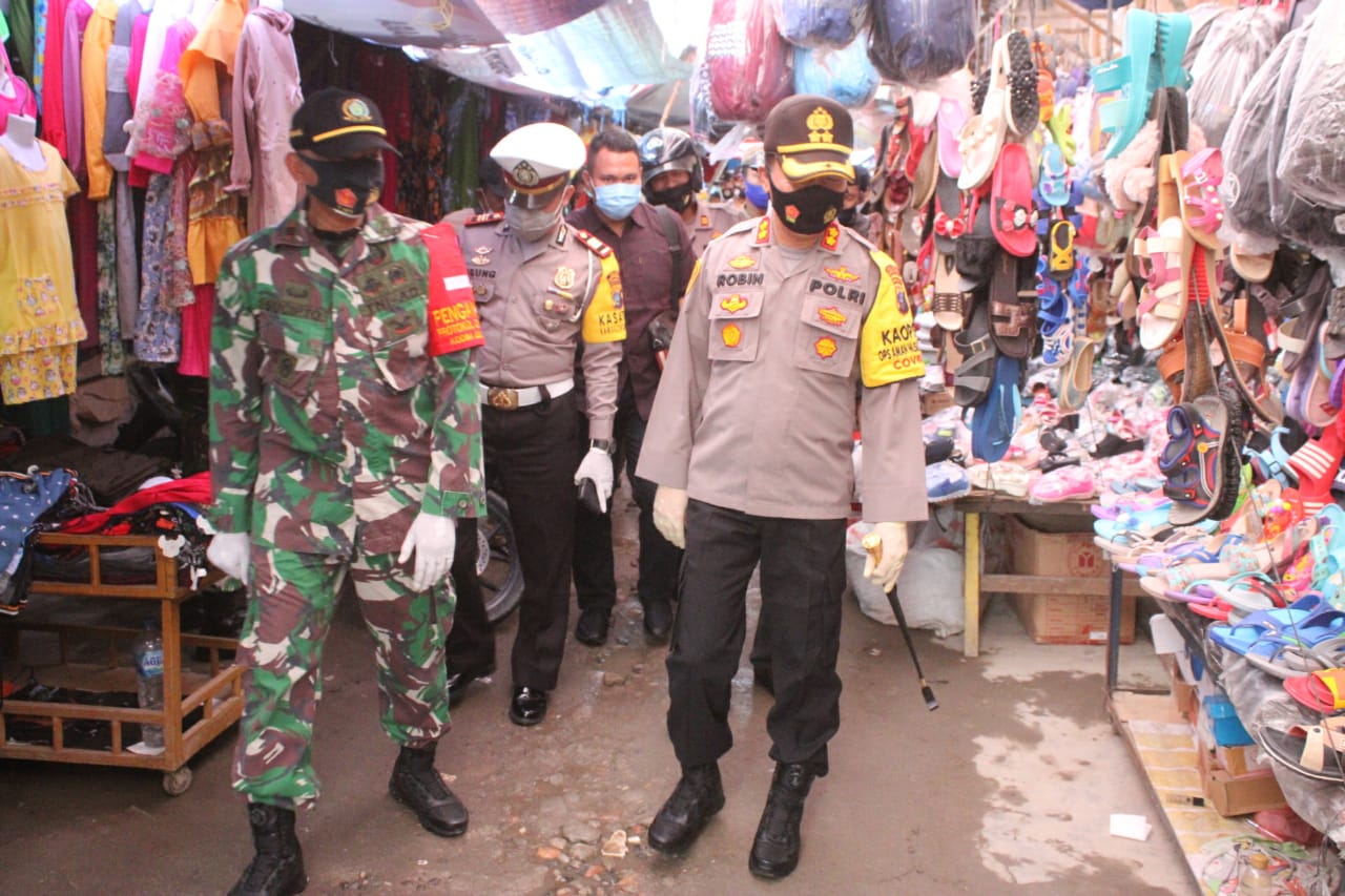 Sampaikan Pesan Covid19, Kapolres Sergai  Pimpin Operasi Yustisi