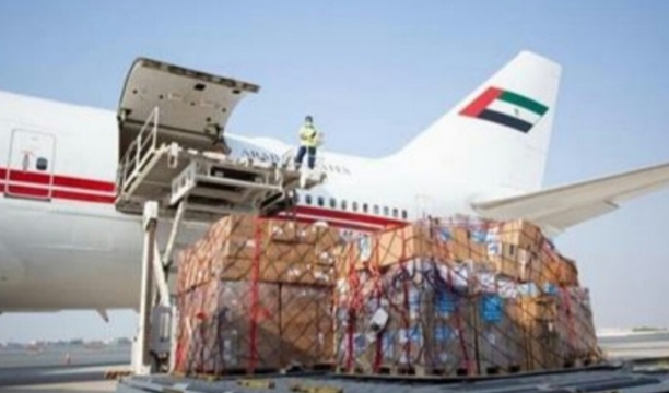 The Plane Carrying WHO Medical Supplies Arrived in Beirut Lebanon