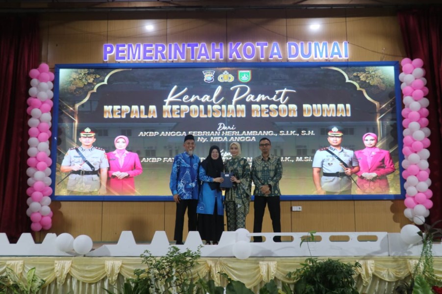 Kenal Pamit Kapolres Dumai, Estafet Kepemimpinan dari AKBP Angga Febrian Herlambang kepada AKBP Fatikh Dedy Setyawan
