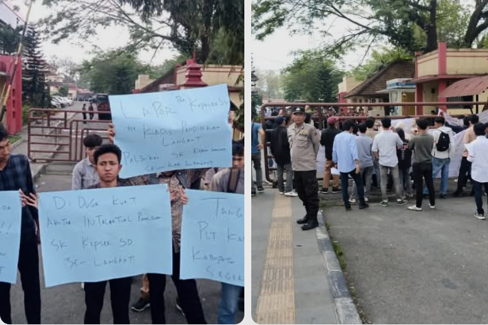 Ajang Bisnis Pungli SPT PLH Kepsek SD, Aktifis Mahasiswa Sumut: Tangkap Plt Kadis Pendidikan Lankat