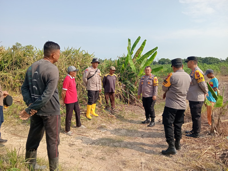 Kapolres Dumai Memimpin Giat sosialisasi Ketahanan Pangan  Di wilayah Hukum Polres Dumai