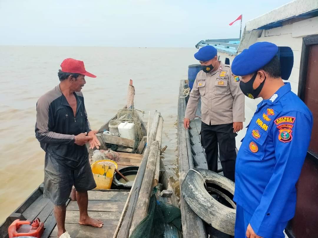 Satpolair Polres Labuhanbatu, melaksanakan Patroli Perairan di Perairan Labuhanbatu
